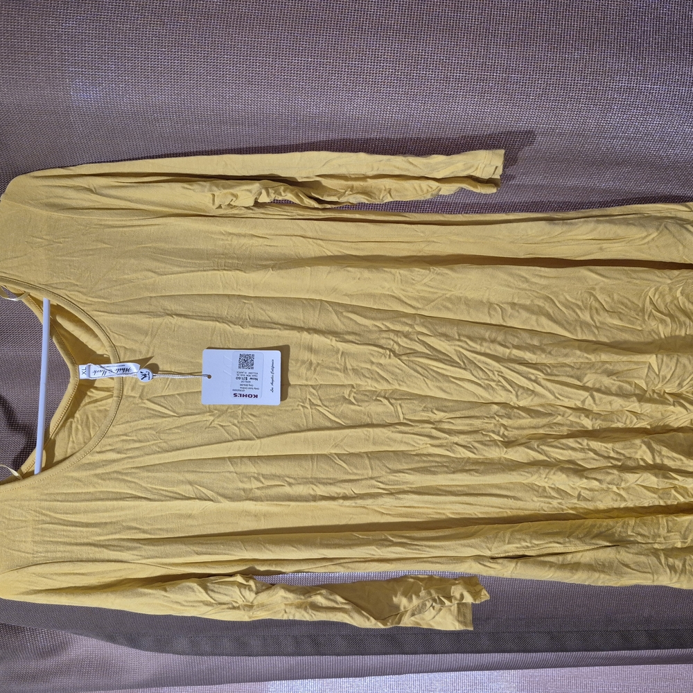 Yellow Long Sleeve Dress